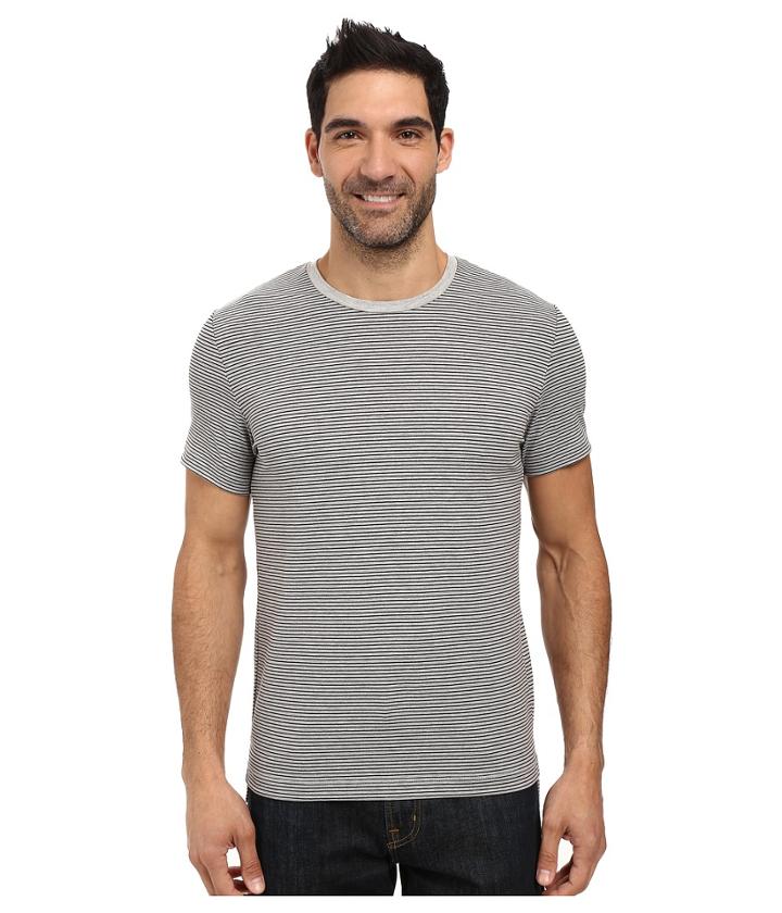 Kenneth Cole Sportswear - Stripe Cotton Tech Tee