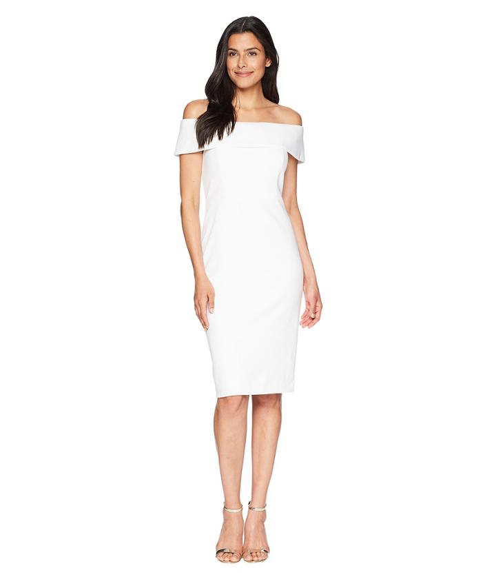 Calvin Klein - Off The Shoulder Sheath Dress