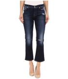 7 For All Mankind - Cropped Boot With Holes In Mykonos Dark Indigo 2