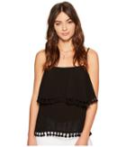 1.state - Spaghetti Strap Pop Over Top W/ Tassels