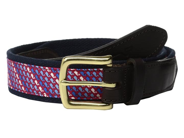 Vineyard Vines - Ombre Whale Canvas Club Belt