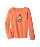 Life Is Good Kids - Besties Cat Dog Long Sleeve Crusher Tee