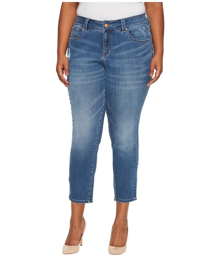 Jag Jeans Plus Size - Plus Size Mera Skinny Ankle Platinum Denim In Mineral Wash