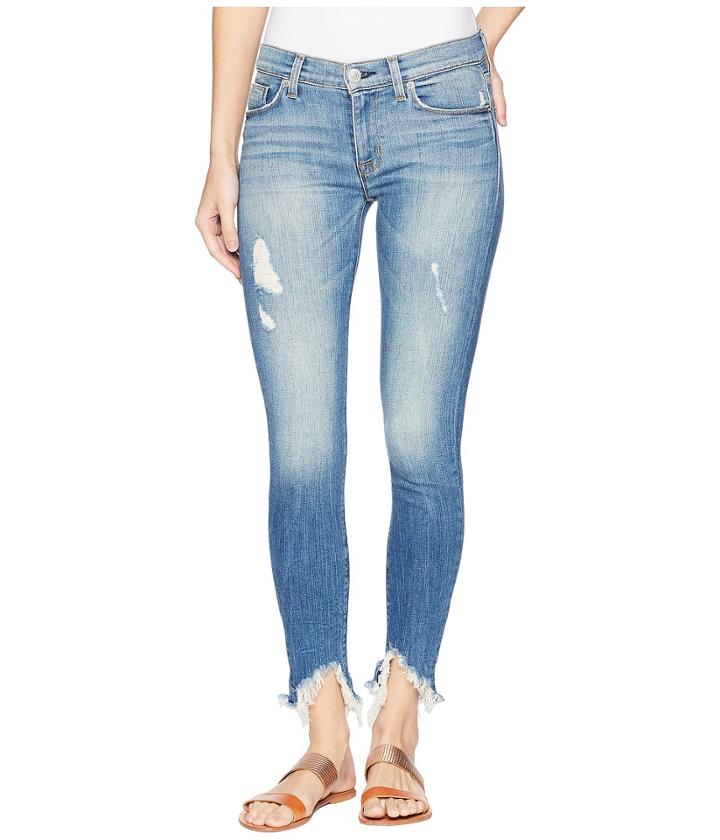 Hudson - Nico Mid-rise Crop Super Skinny Raw Hem In Bite Back