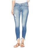 Hudson - Nico Mid-rise Crop Super Skinny Raw Hem In Bite Back