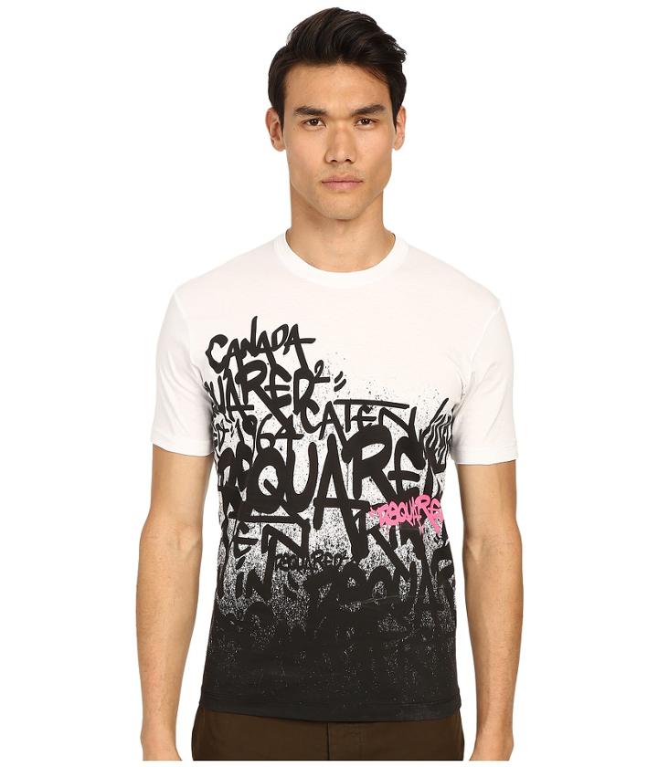 Dsquared2 - All Over Ds2 Graffiti T-shirt