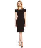 Adrianna Papell - Crepe Off The Shoulder Cocktail Dress