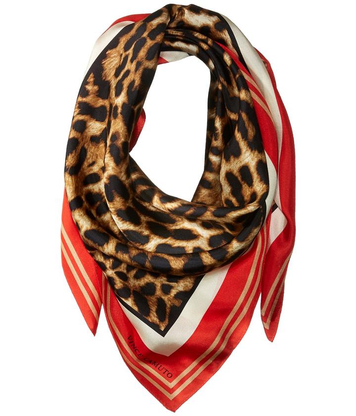 Vince Camuto - Racing Leopard Square Scarf
