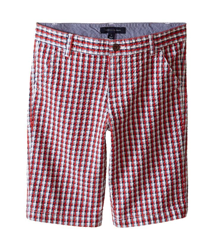 Tommy Hilfiger Kids - Gingham Flat Front Shorts