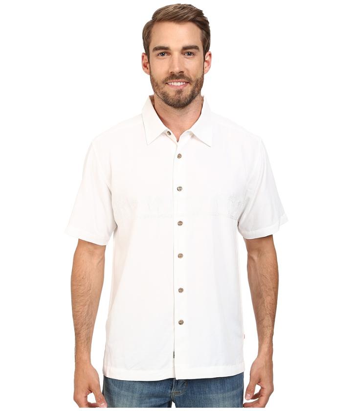 Quiksilver Waterman - Tahiti Palms 4 Traditional Polynosic Woven Top