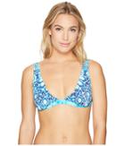 Lucky Brand - Batik Chic Reversible Banded Halter Bra Top