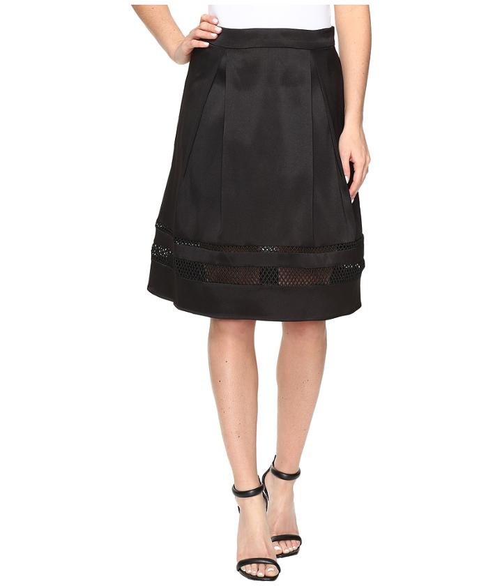 Ivanka Trump - Fit And Flare Skirt With Lazer Cut Out Bottom