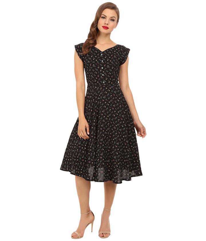 Unique Vintage - 1940's Havenhurst Swing Dress