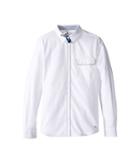 Little Marc Jacobs - Resort - Long Sleeve Oxford Shirt With Removable Superhero Bow
