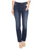 Jag Jeans Petite - Petite Portia Straight In Platinum Denim In Bucket Blue