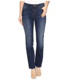 Jag Jeans Petite - Petite Portia Straight In Platinum Denim In Bucket Blue