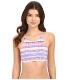 Roxy - Sea Stripe Halter Crop Bikini Top