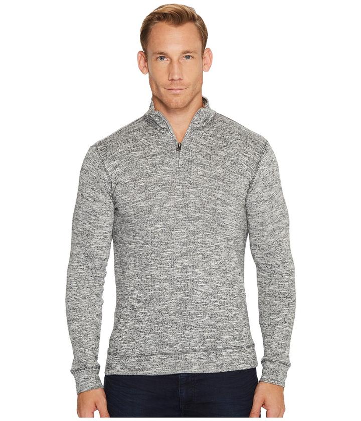 Vintage 1946 - Heathered French Terry 1/4 Zip Sweater