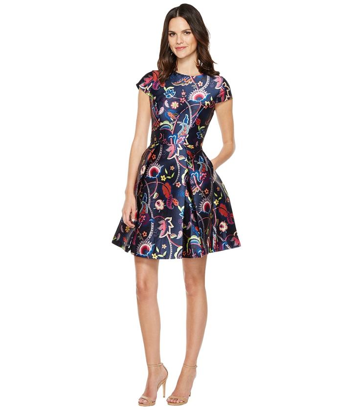 Ted Baker - Fluxam Folk Foliage Skater Dress