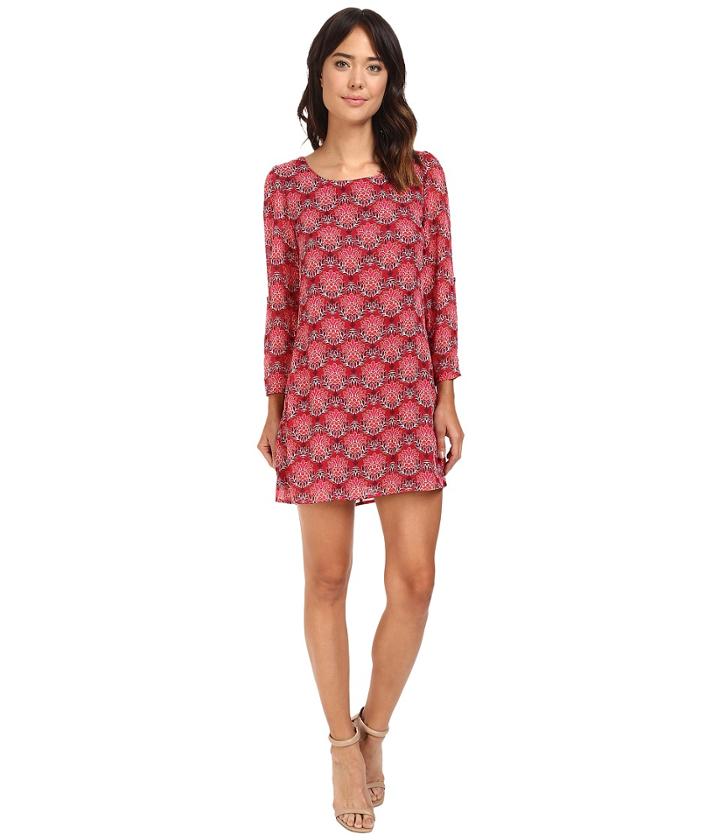 Brigitte Bailey - Drea 3/4 Sleeve Printed Dress