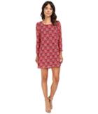 Brigitte Bailey - Drea 3/4 Sleeve Printed Dress