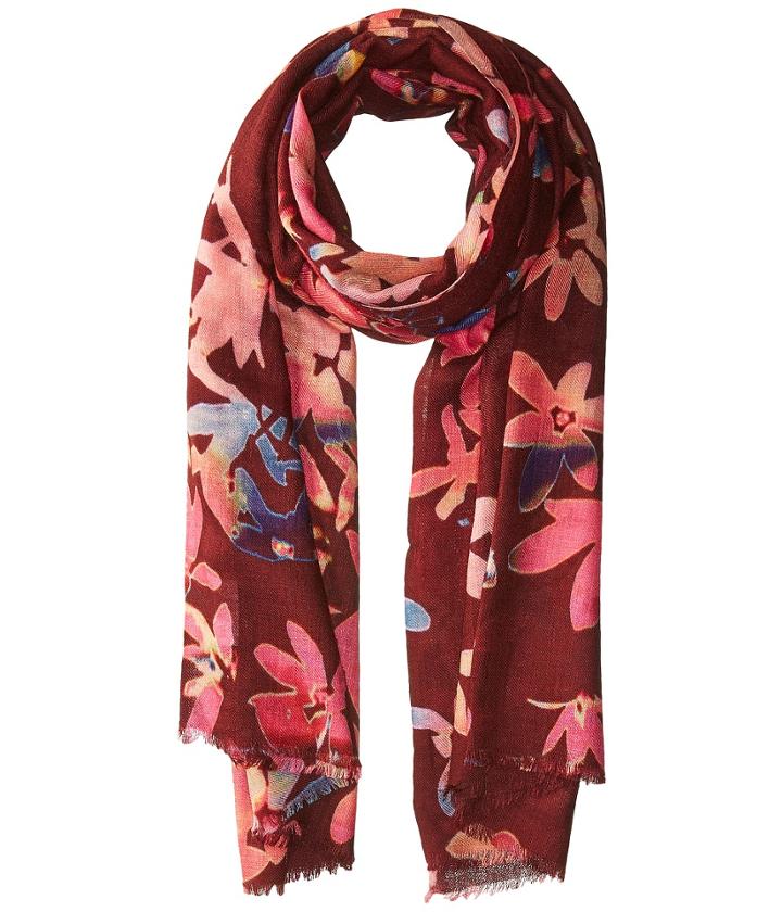 Bindya - Cashmere/silk Floral Mixed Print Scarf