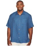 Tommy Bahama Big &amp; Tall - Big Tall Keep It In Check Camp Shirt