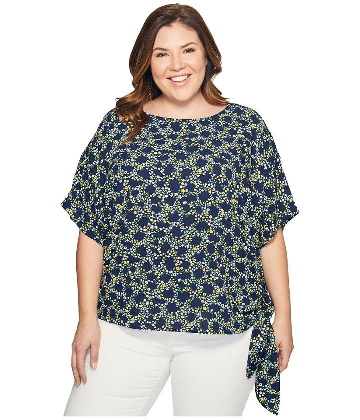 Michael Michael Kors - Plus Size Hayden Side Tie Top