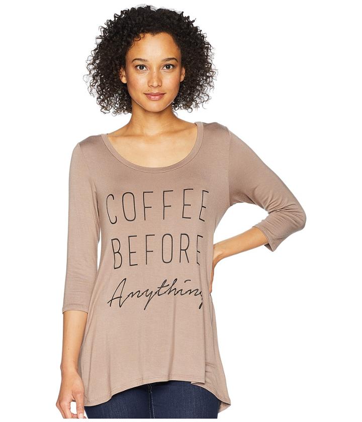 American Rose - Coffee Before Anything Tee