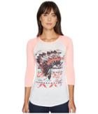 Rock And Roll Cowgirl - 3/4 Sleeve Tee 48t3525
