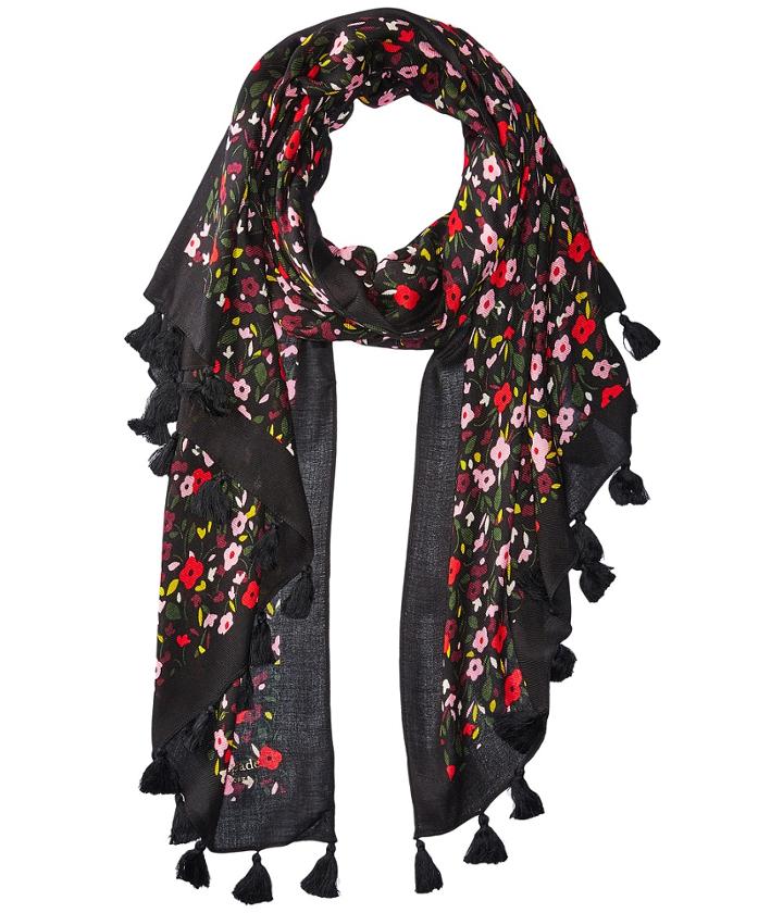 Kate Spade New York - Bohemian Floral Oblong With Tassels