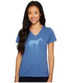 Life Is Good - Mobile Device Horse Crusher Vee