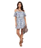 Jack By Bb Dakota - Vivi Stepping Stones Printed Crepe De Chine Smocked Waist Dress