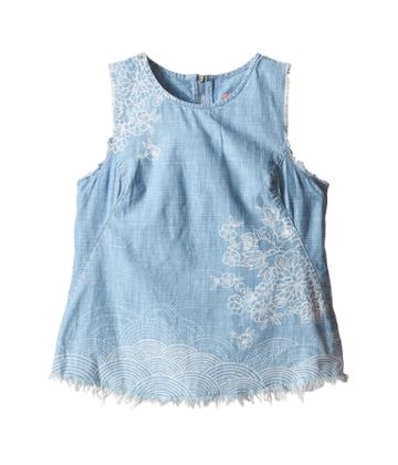 Blank Nyc Kids - Denim Sleeveless Designed Shirt