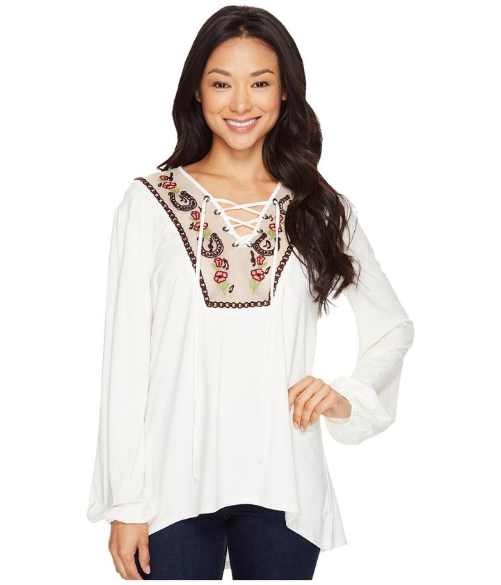 Double D Ranchwear - Melody Maker Peasant Top