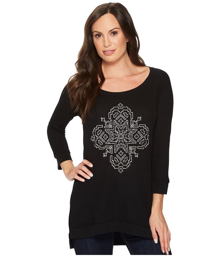 Roper - 1298 Poly Rayon Thermal Top With Screen Print