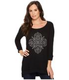 Roper - 1298 Poly Rayon Thermal Top With Screen Print