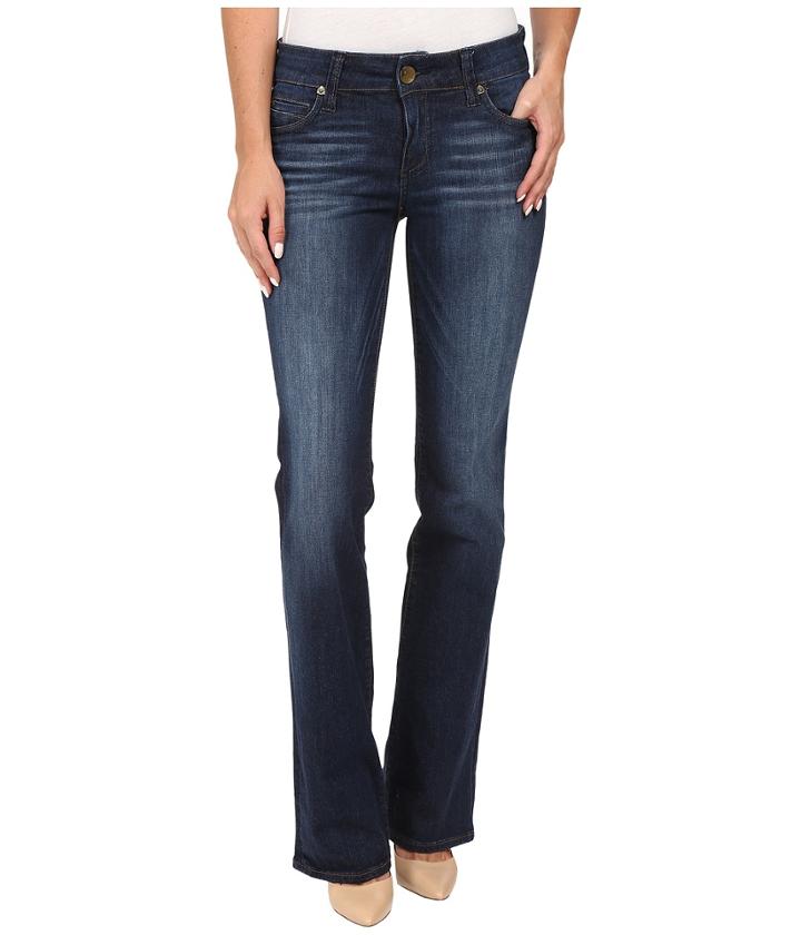 Kut From The Kloth - Natalie High Rise Bootcut Jeans In Adaptive W/ Dark Stone Base Wash