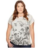 Lucky Brand - Plus Size Antique Floral Tee