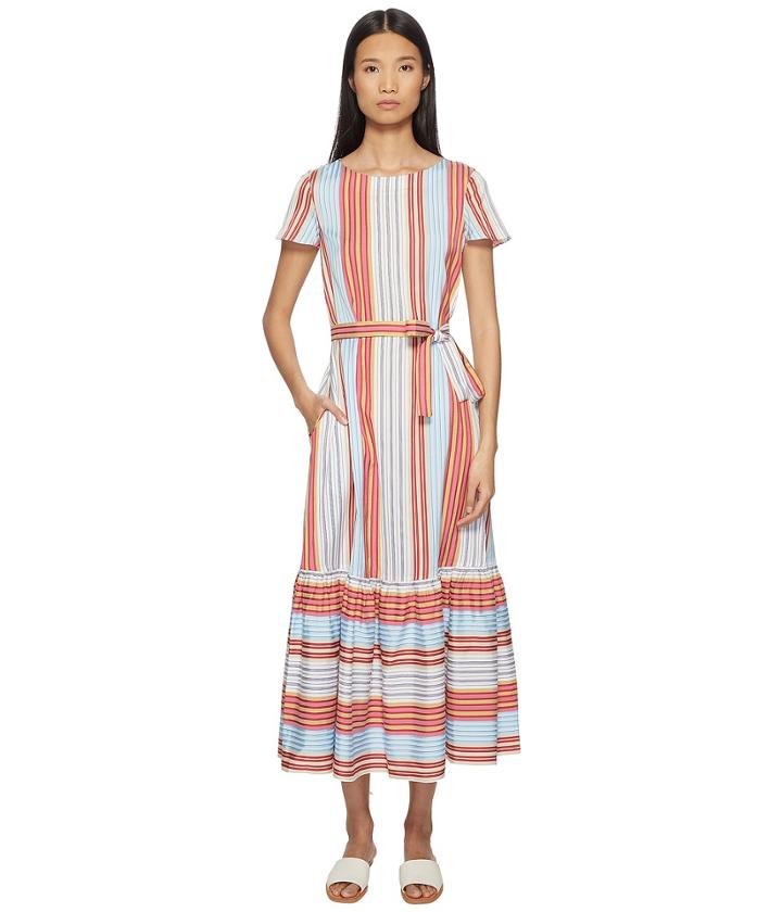 Paul Smith - Stripe Dress W/ Ruffle Trim