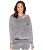 Allen Allen - Crew Neck Top With Cut Neck And Hem