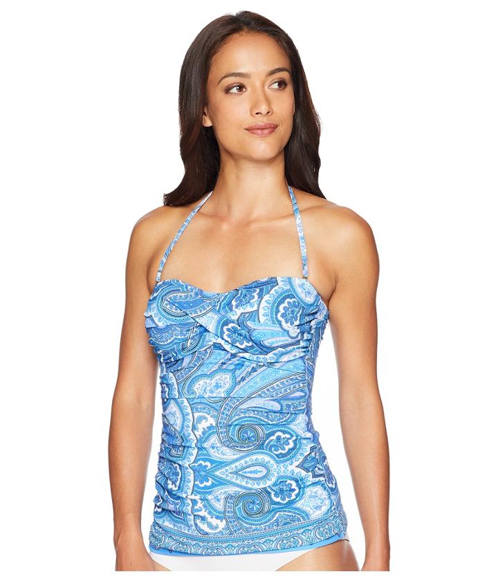 Lauren Ralph Lauren - Aegean Paisley Twist Tubini Top