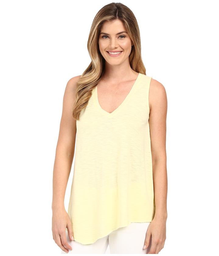 Lilla P - Pima Modal Slub V-neck Tank Top