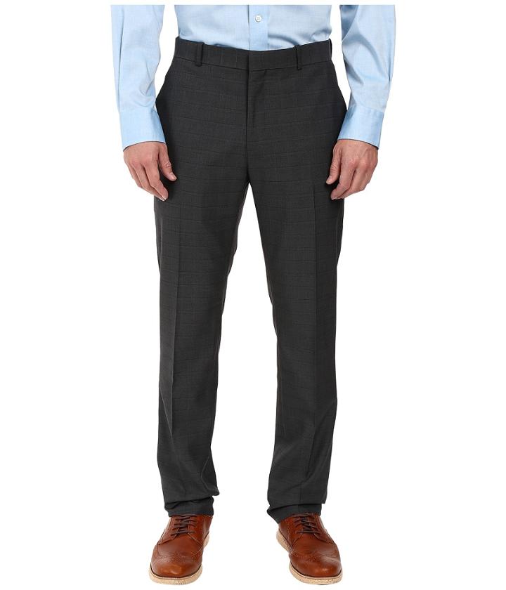 Perry Ellis Portfolio - Portfolio Slim Fit Plaid Pants