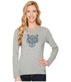 Life Is Good - Tiger Face Long Sleeve Crusher Tee