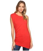 Heather - Asymmetric Shirred Top