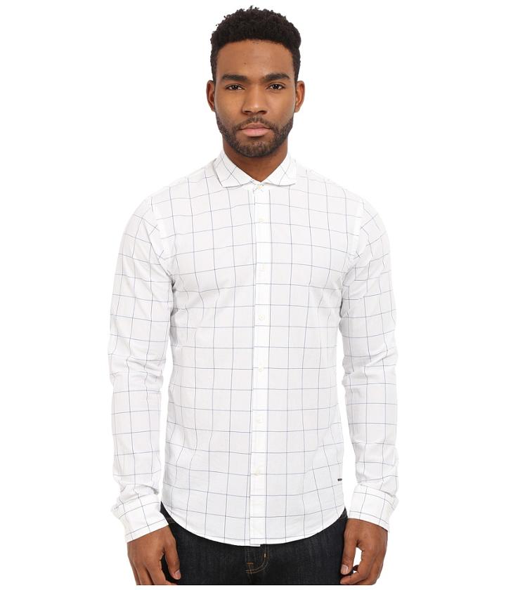 Scotch &amp; Soda - Easy Open Woven Check Shirt