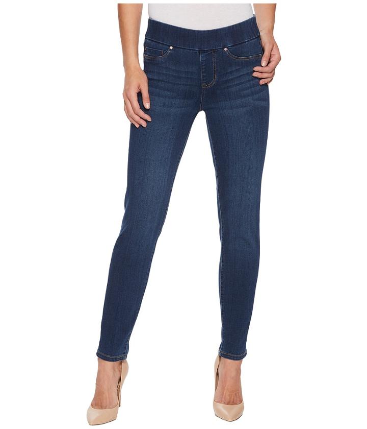 Liverpool - Meredith Ankle Slim Pull-on In Silky Soft Denim In Elysian Dark