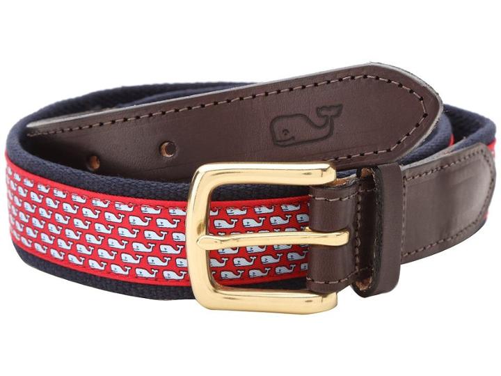 Vineyard Vines Vineyard Whale Canvas Club Belt