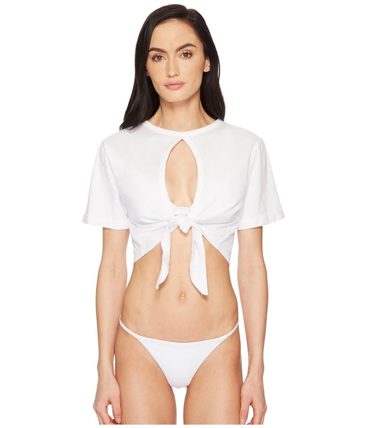 Jonathan Simkhai - Front Tie T-shirt Cover-up